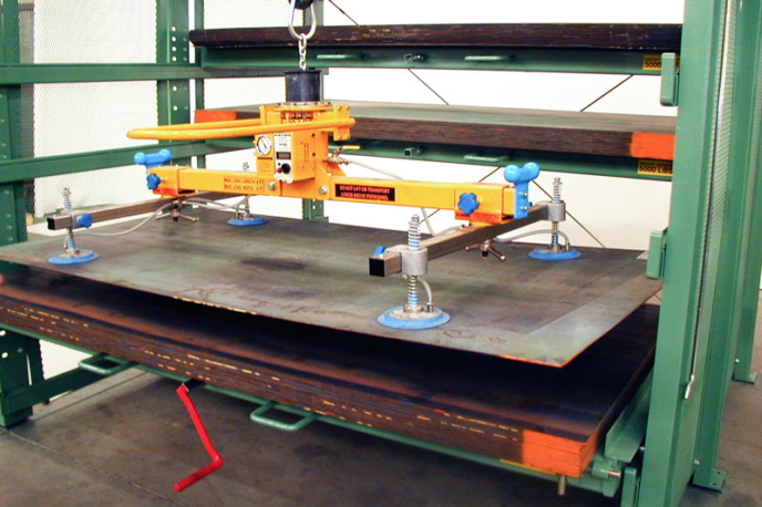 Metal Slump Rack Crank-Out Sheet Metal Storage Racks | Steel Storage Systems