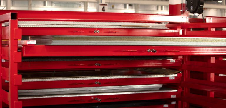 Double-Sided Crank-Out Sheet Rack