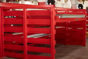 Double-Sided Crank-Out Sheet Rack