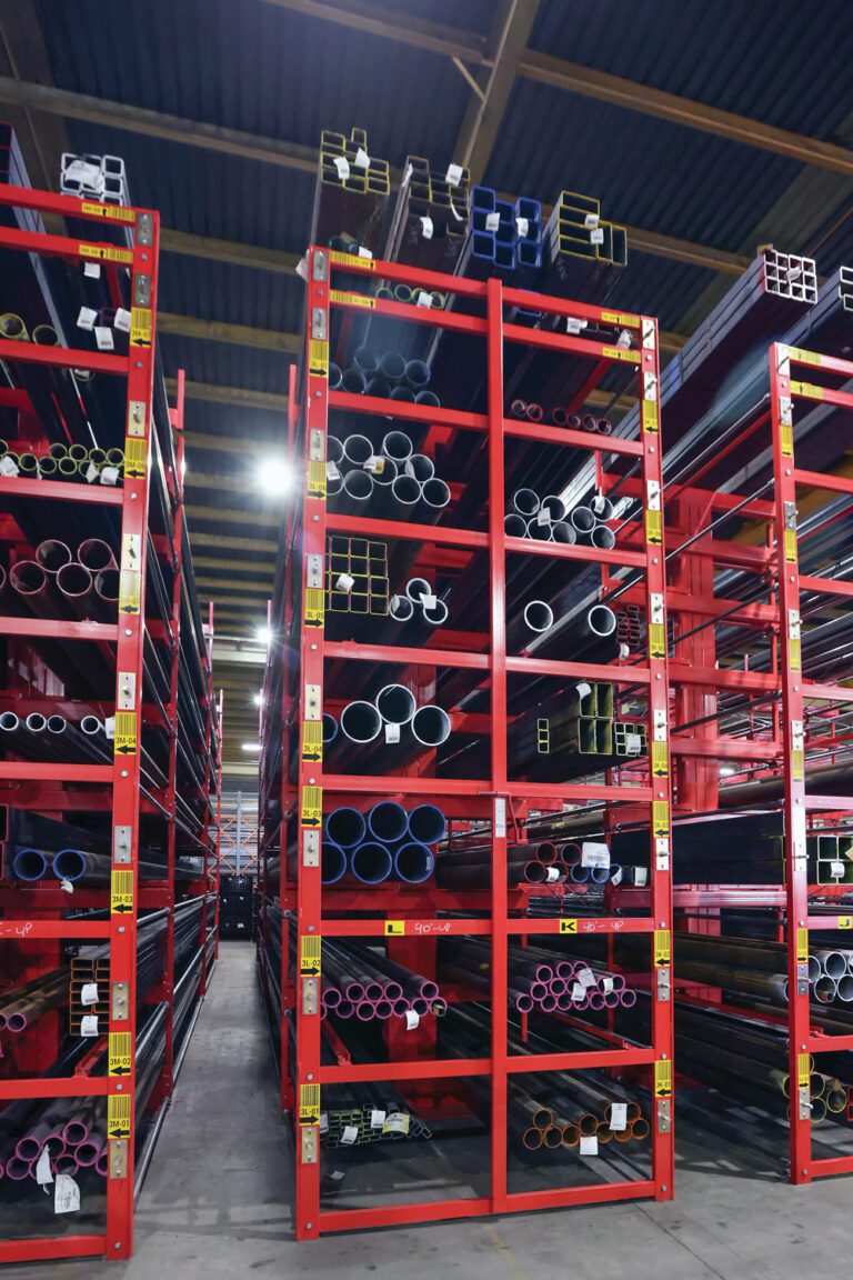 SpaceSaver Roll-Out Cantilever Rack | Metal Racking Systems