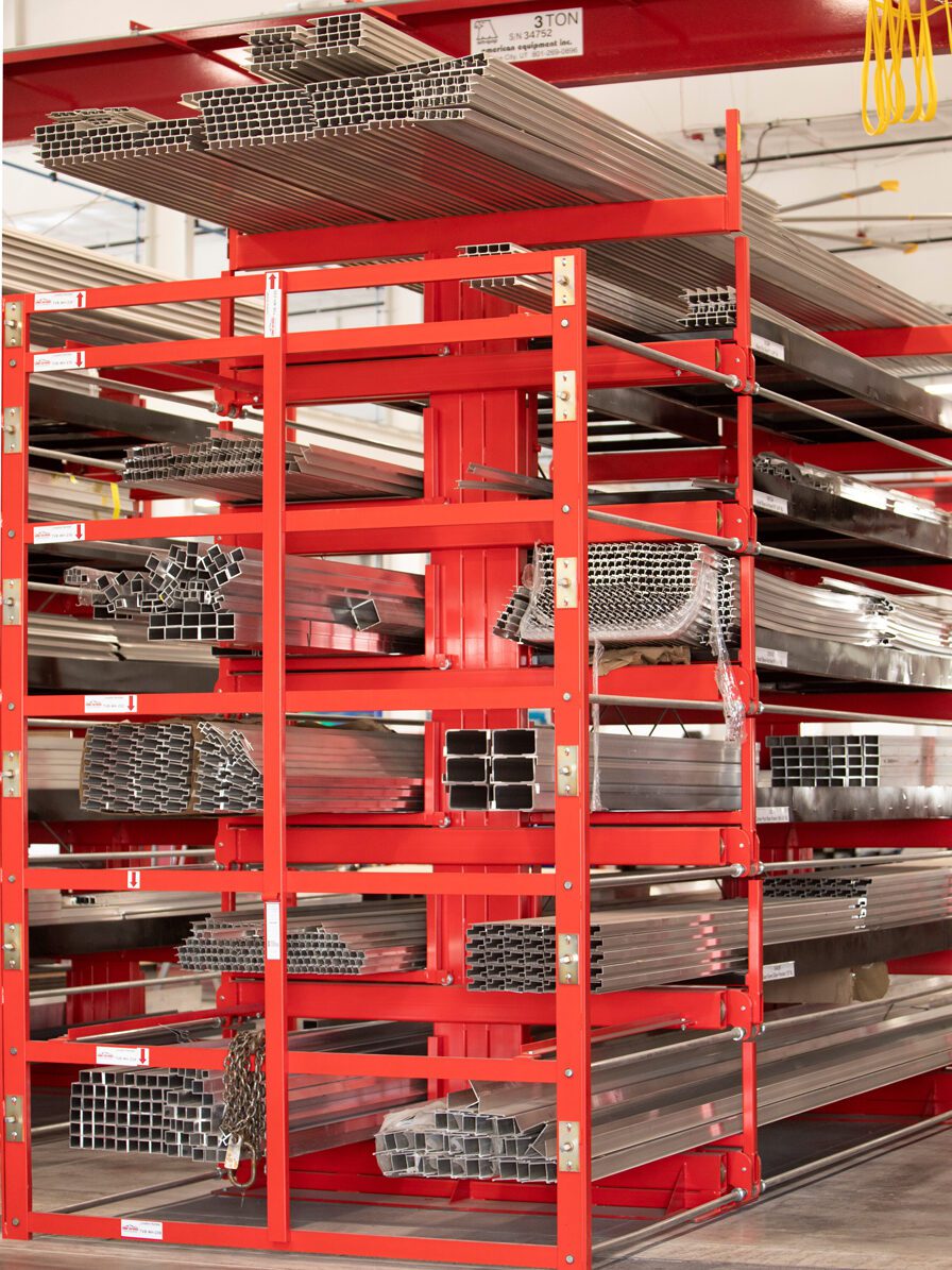Silverlining Racks Standard SpaceSaver Cantilever Metal Racks & Racking Systems